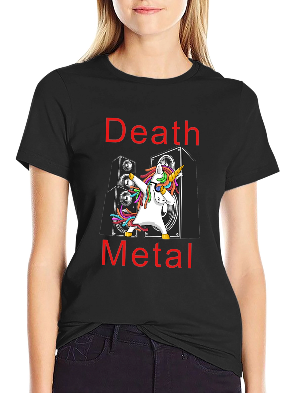 Death Metal Unicorn T-Shirt: Dab Dance