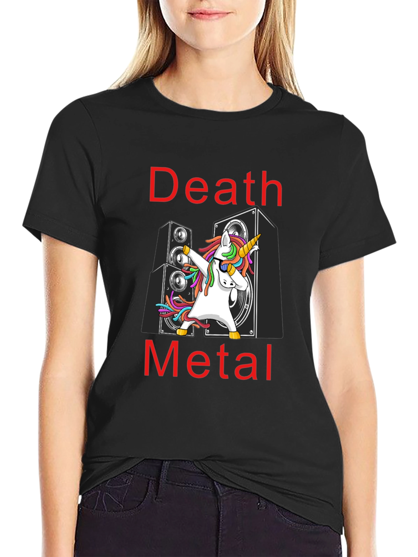 Death Metal Unicorn T-Shirt: Dab Dance