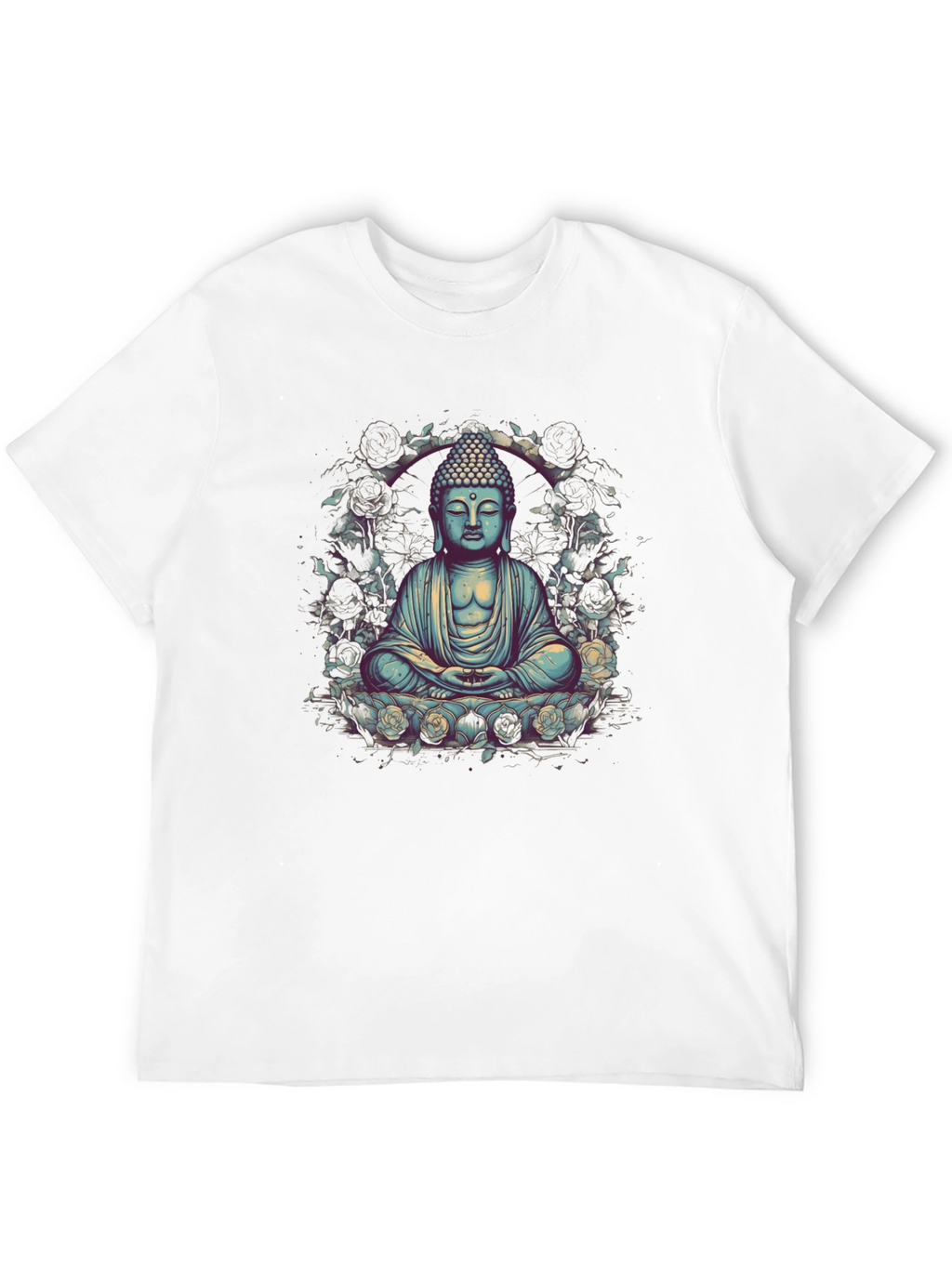 Buddha Graphic Tee - Serene Spiritual Style