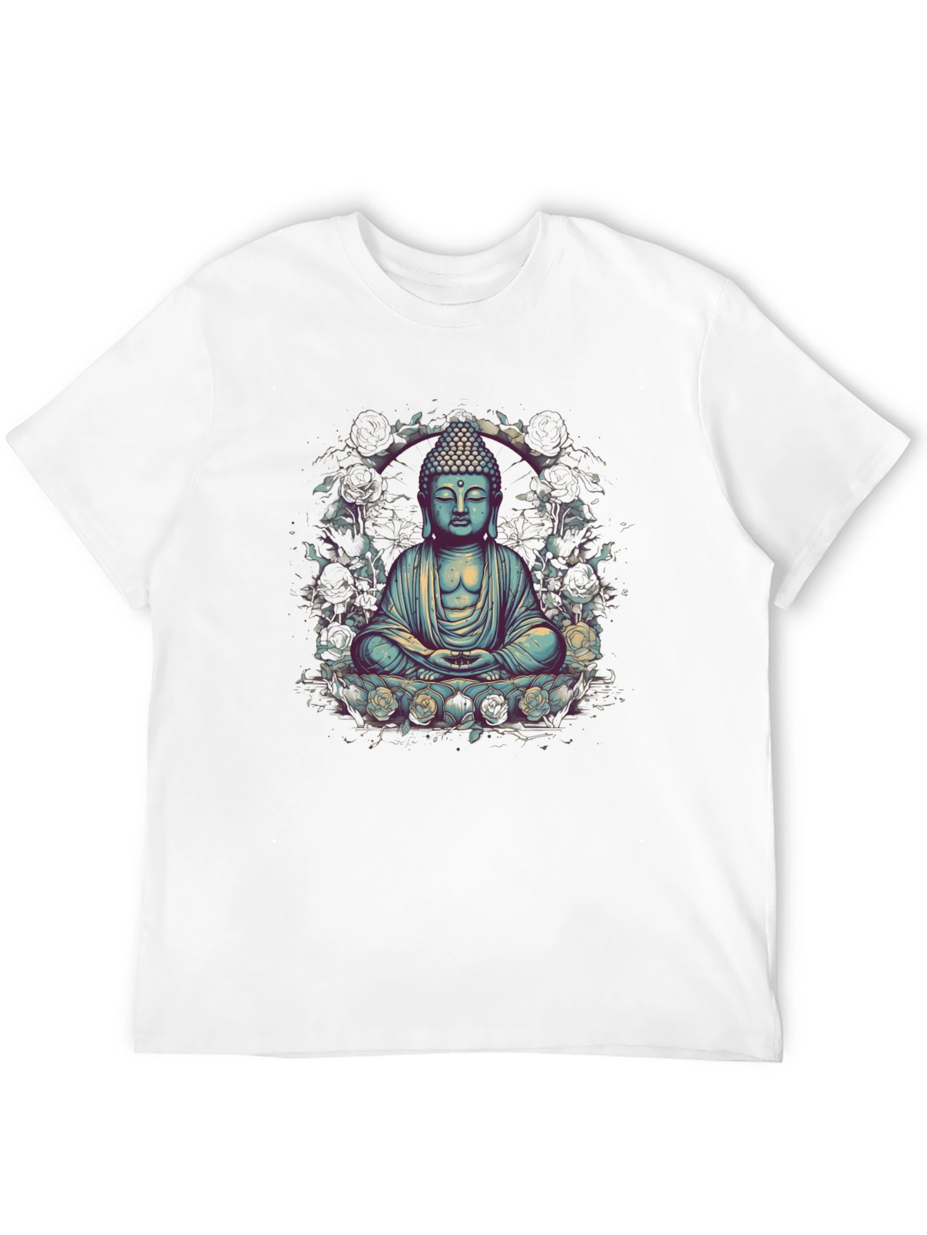 Buddha Graphic Tee - Serene Spiritual Style