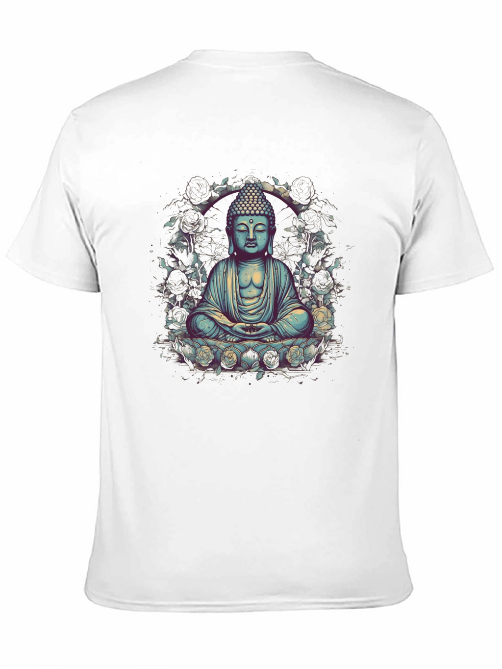 Buddha Graphic Tee - Serene Spiritual Style