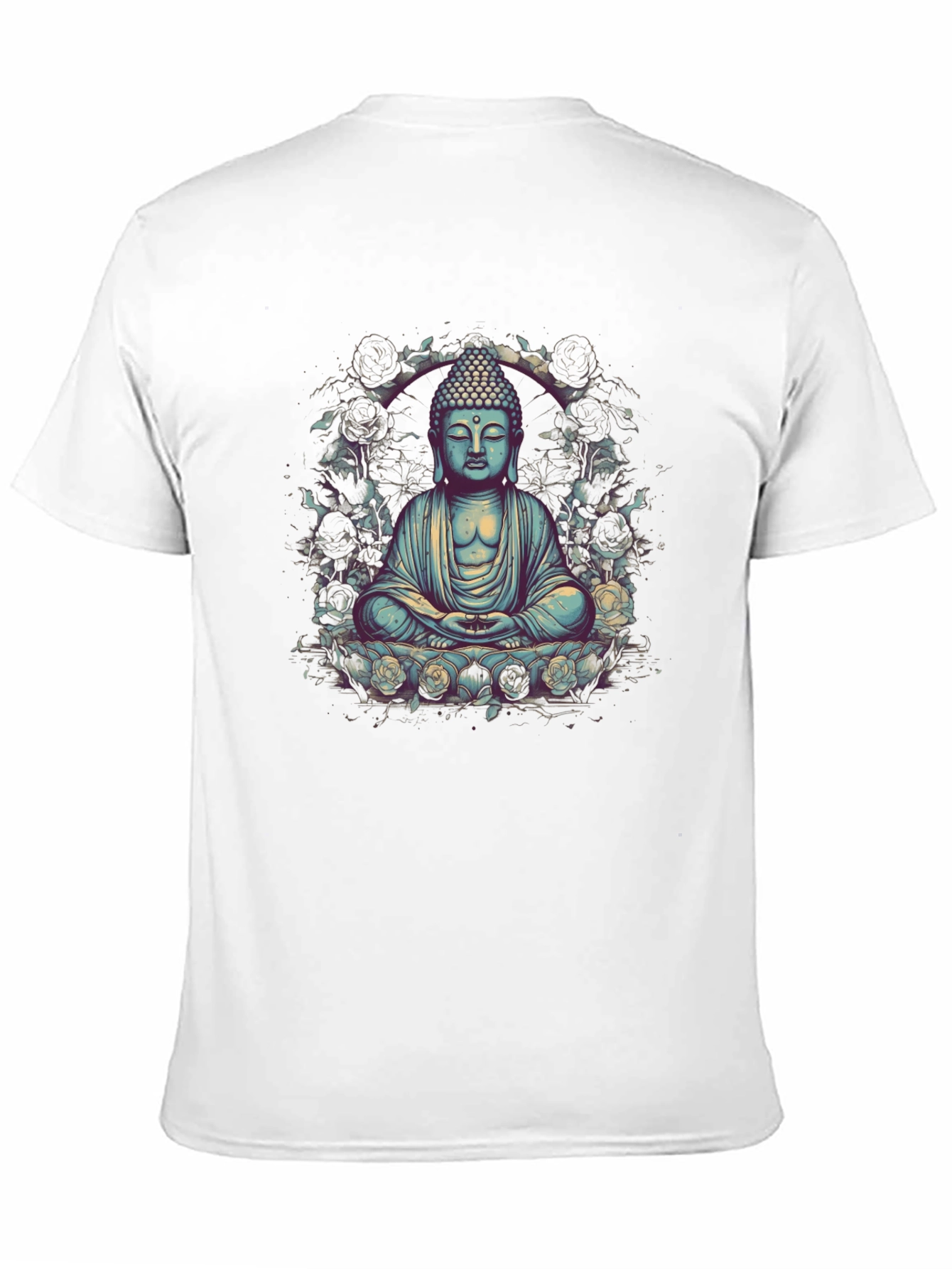 Buddha Graphic Tee - Serene Spiritual Style