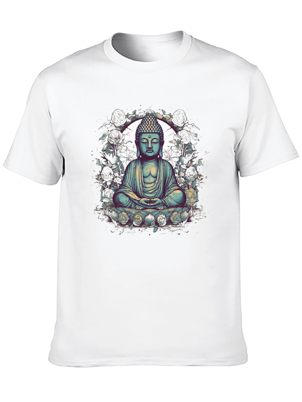 Buddha Graphic Tee - Serene Spiritual Style