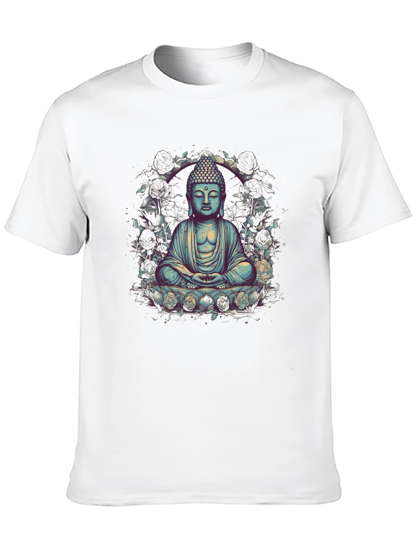 Buddha Graphic Tee - Serene Spiritual Style