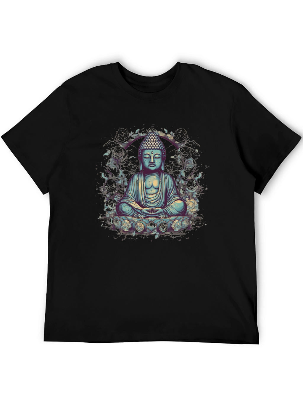 Buddha Graphic Tee - Serene Spiritual Style