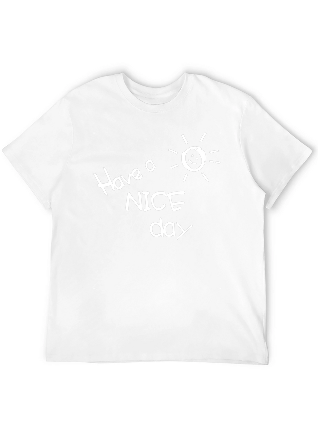 Have a Nice Day Black Graphic T-Shirt