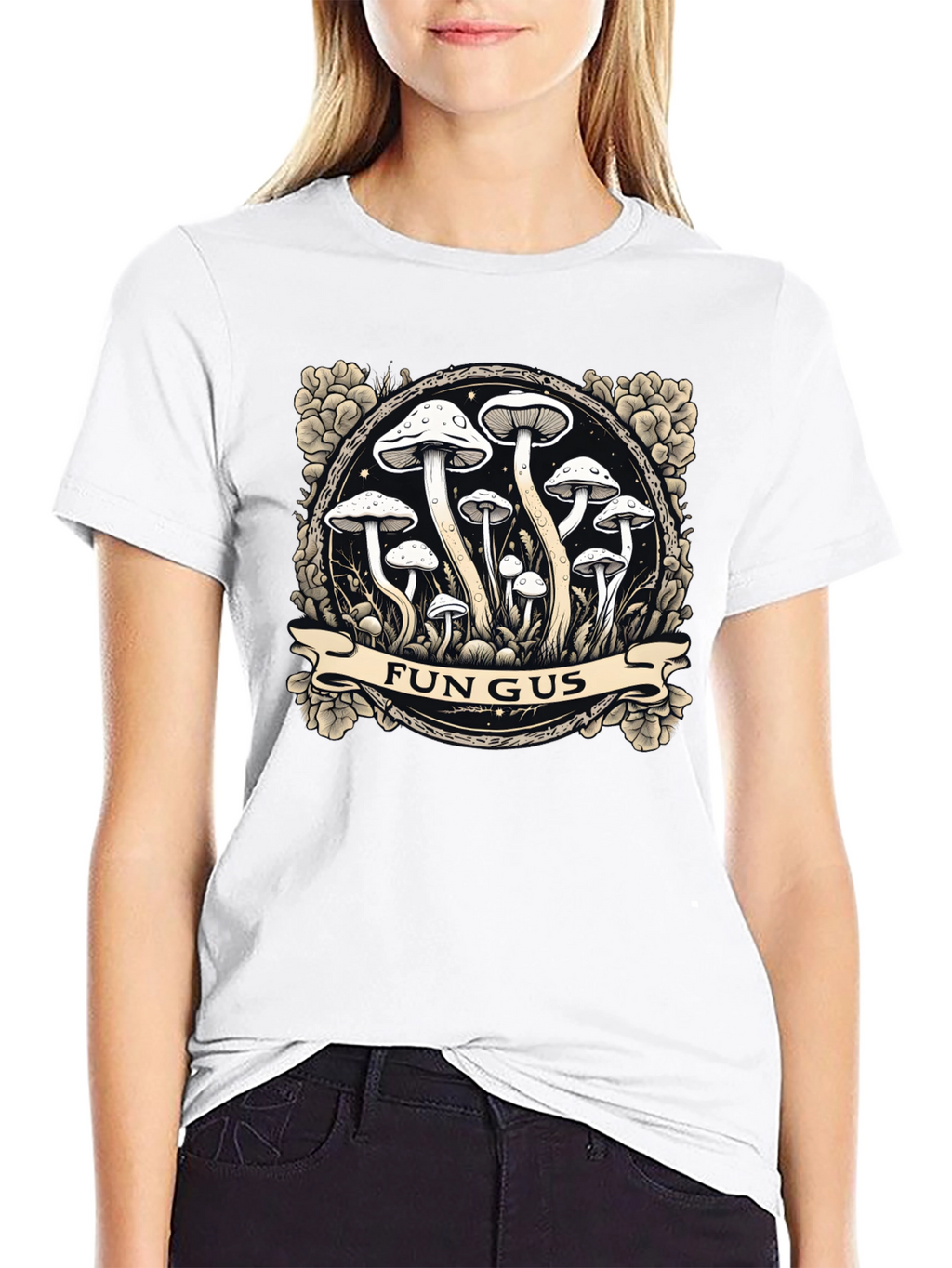 Fungus Graphic Tee - Unique Mushroom Design
