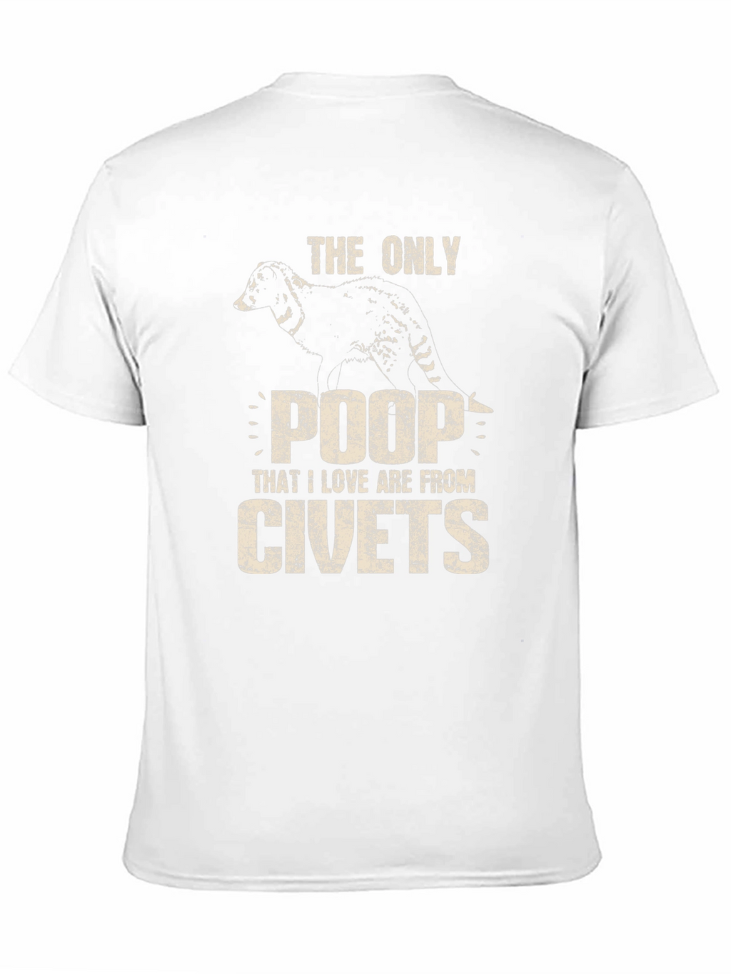 Civet Poop T-Shirt - Novelty Graphic Tee