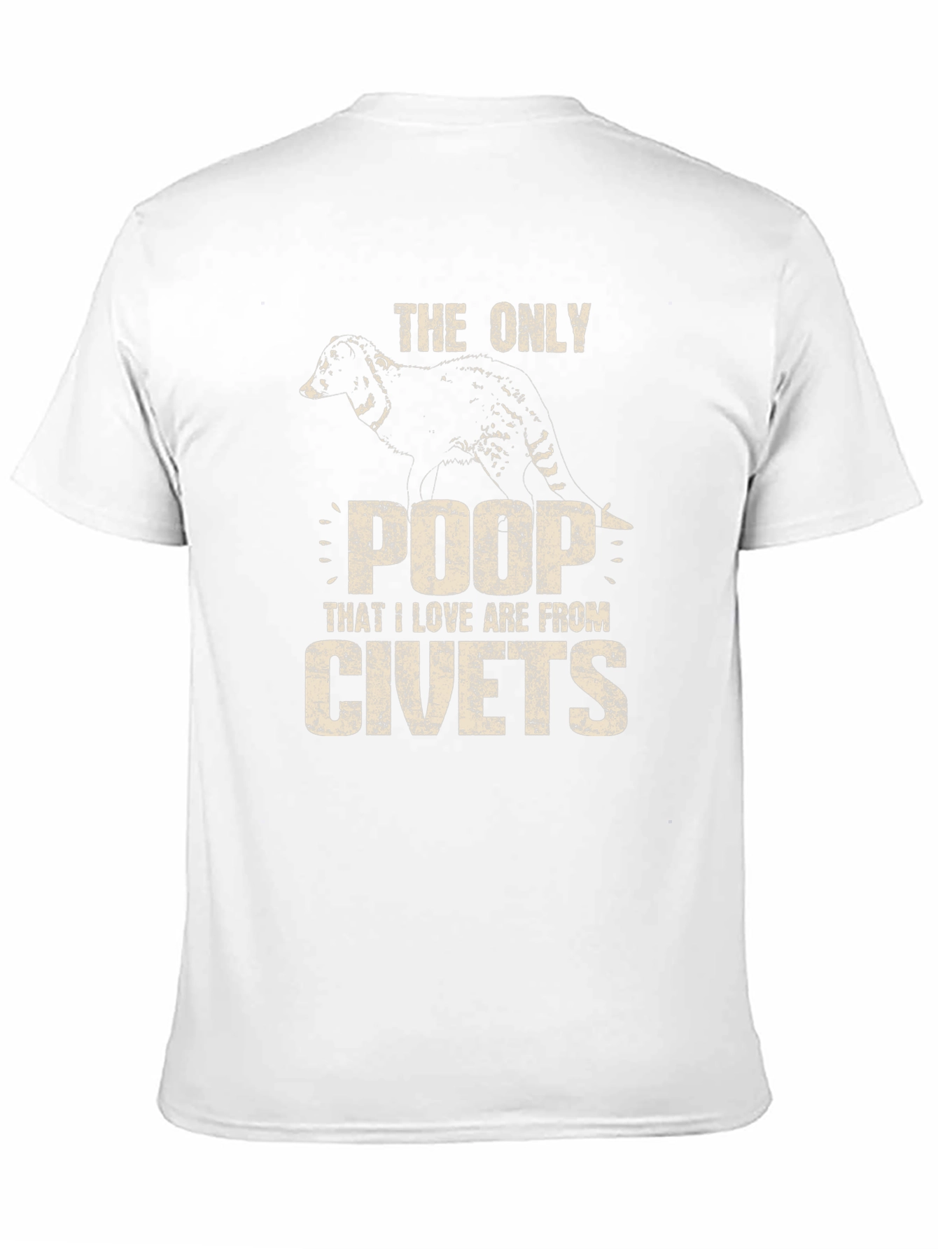 Civet Poop T-Shirt - Novelty Graphic Tee