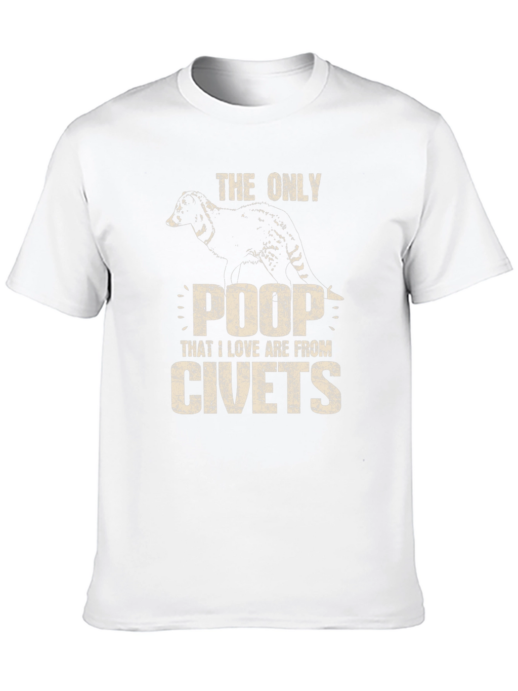 Civet Poop T-Shirt - Novelty Graphic Tee