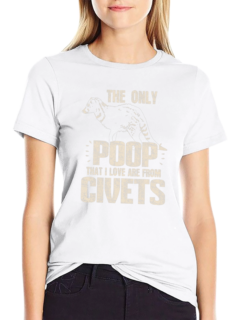 Civet Poop T-Shirt - Novelty Graphic Tee