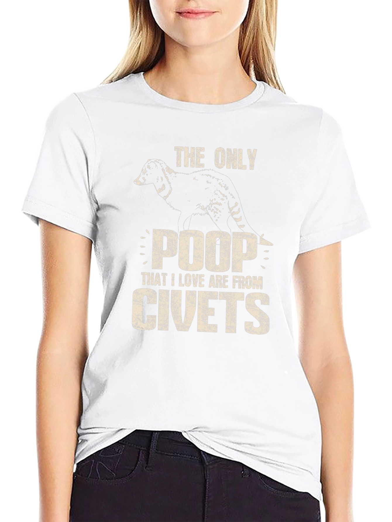 Civet Poop T-Shirt - Novelty Graphic Tee