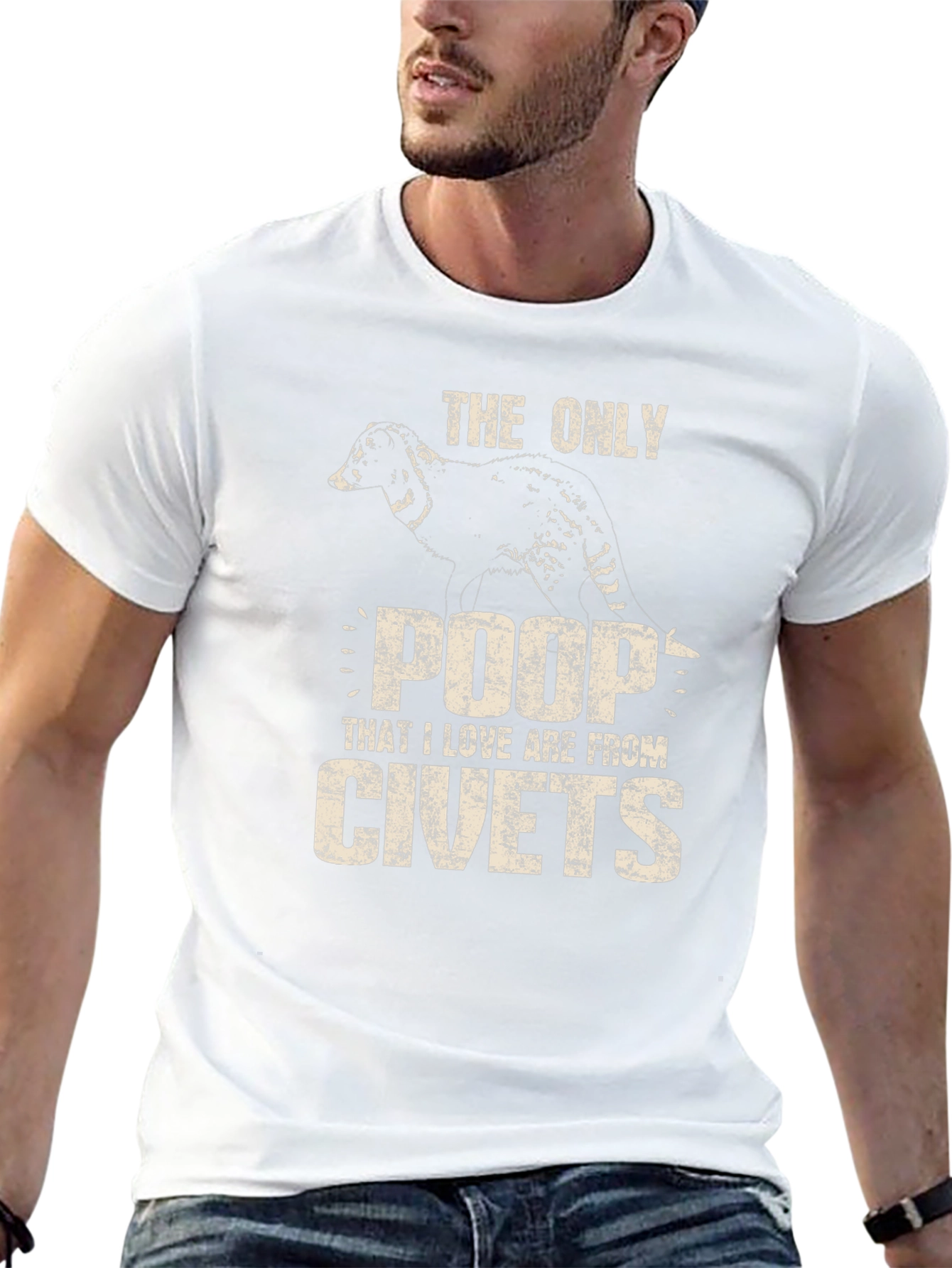 Civet Poop T-Shirt - Novelty Graphic Tee