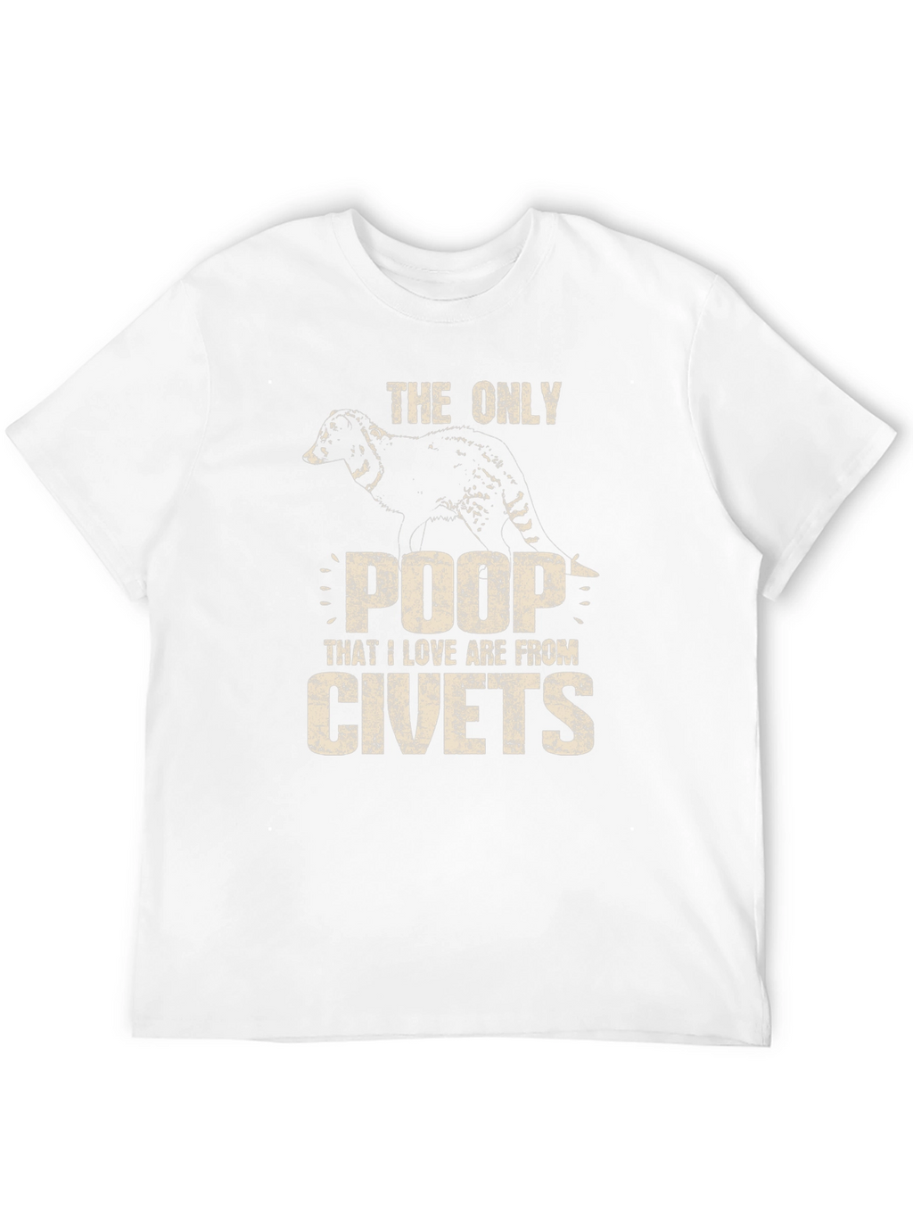 Civet Poop T-Shirt - Novelty Graphic Tee
