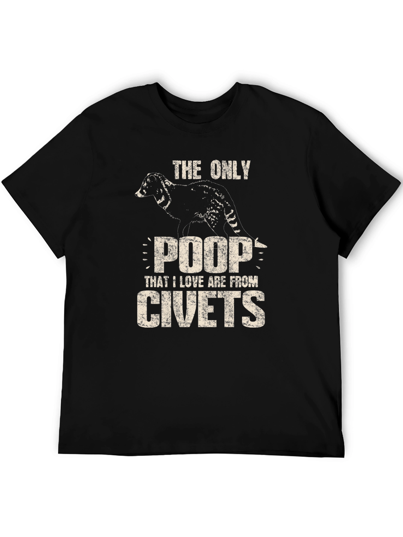 Civet Poop T-Shirt - Novelty Graphic Tee