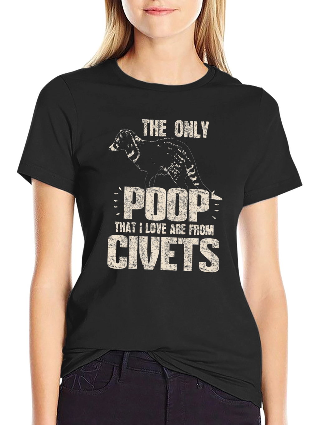 Civet Poop T-Shirt - Novelty Graphic Tee