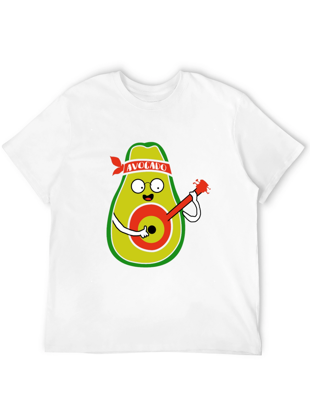 Avocado Guitarist Black T-Shirt