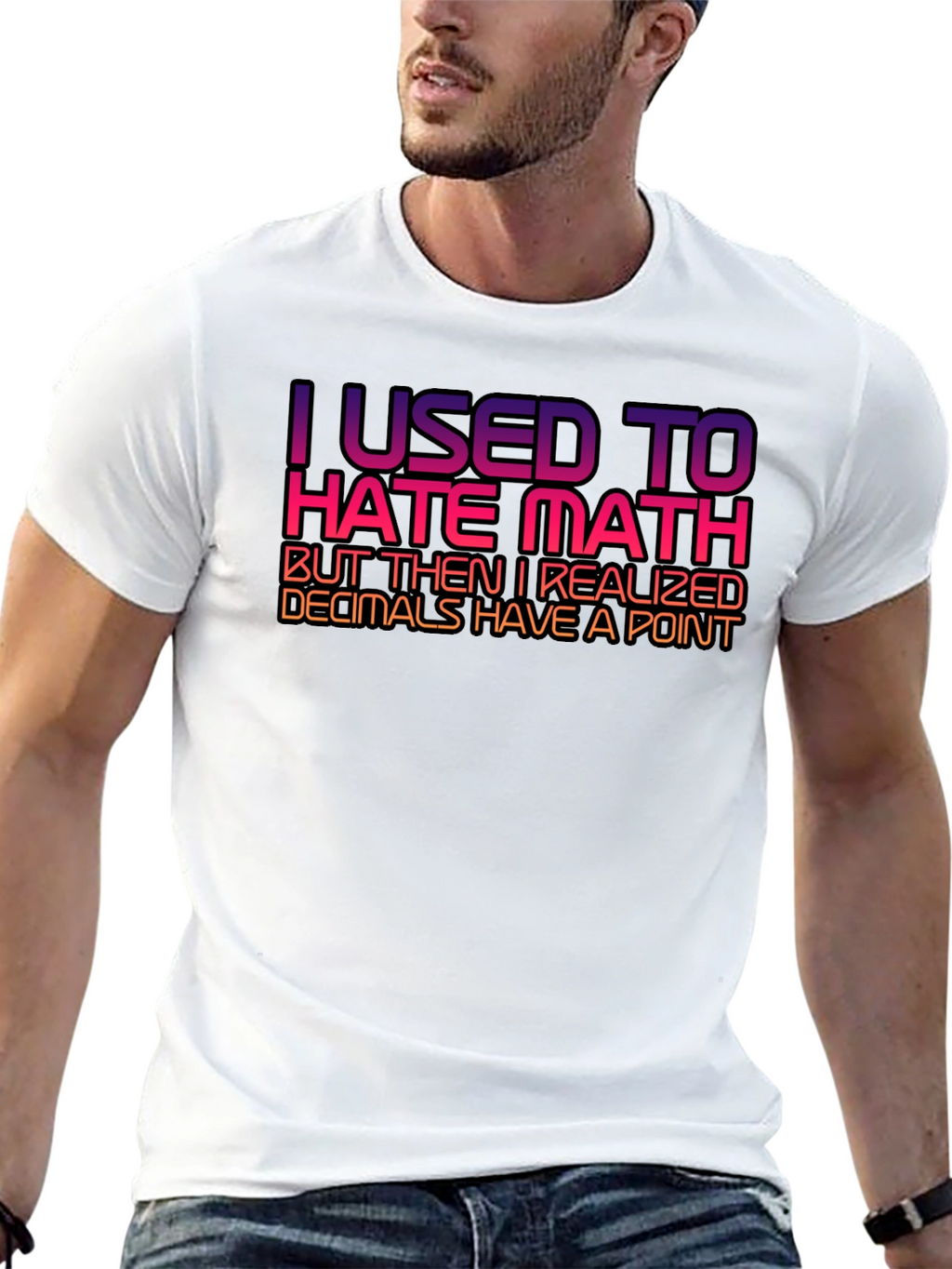 Math Humor T-Shirt - Decimals Have a Point!