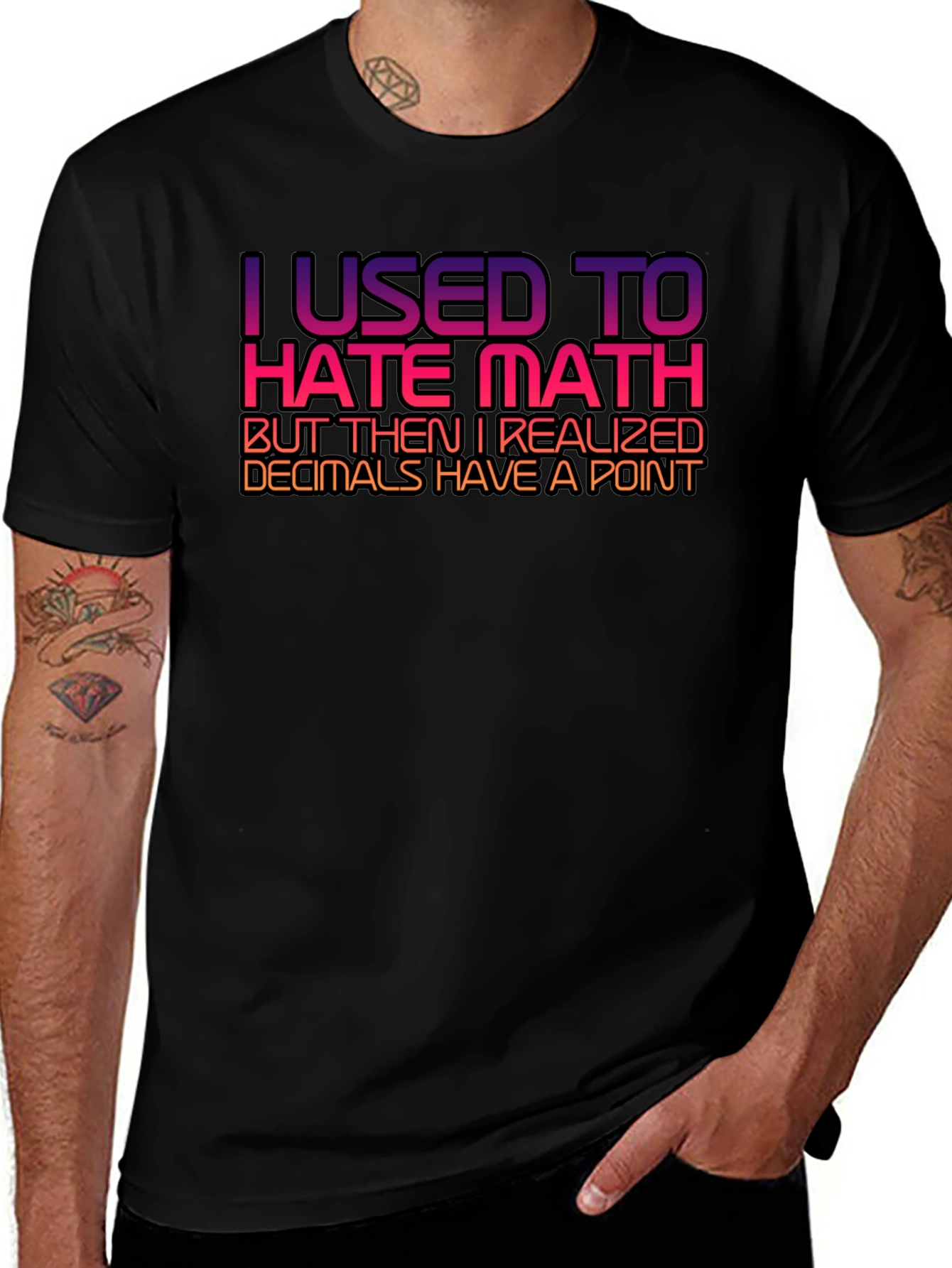 Math Humor T-Shirt - Decimals Have a Point!