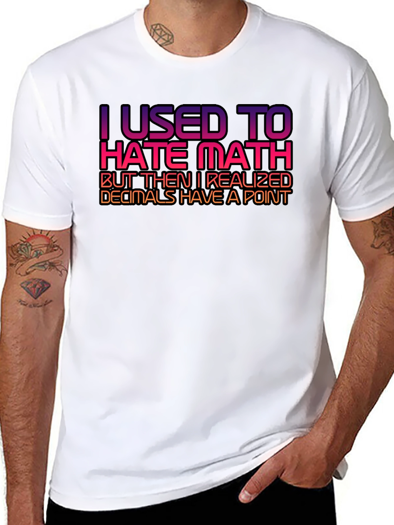 Math Humor T-Shirt - Decimals Have a Point!