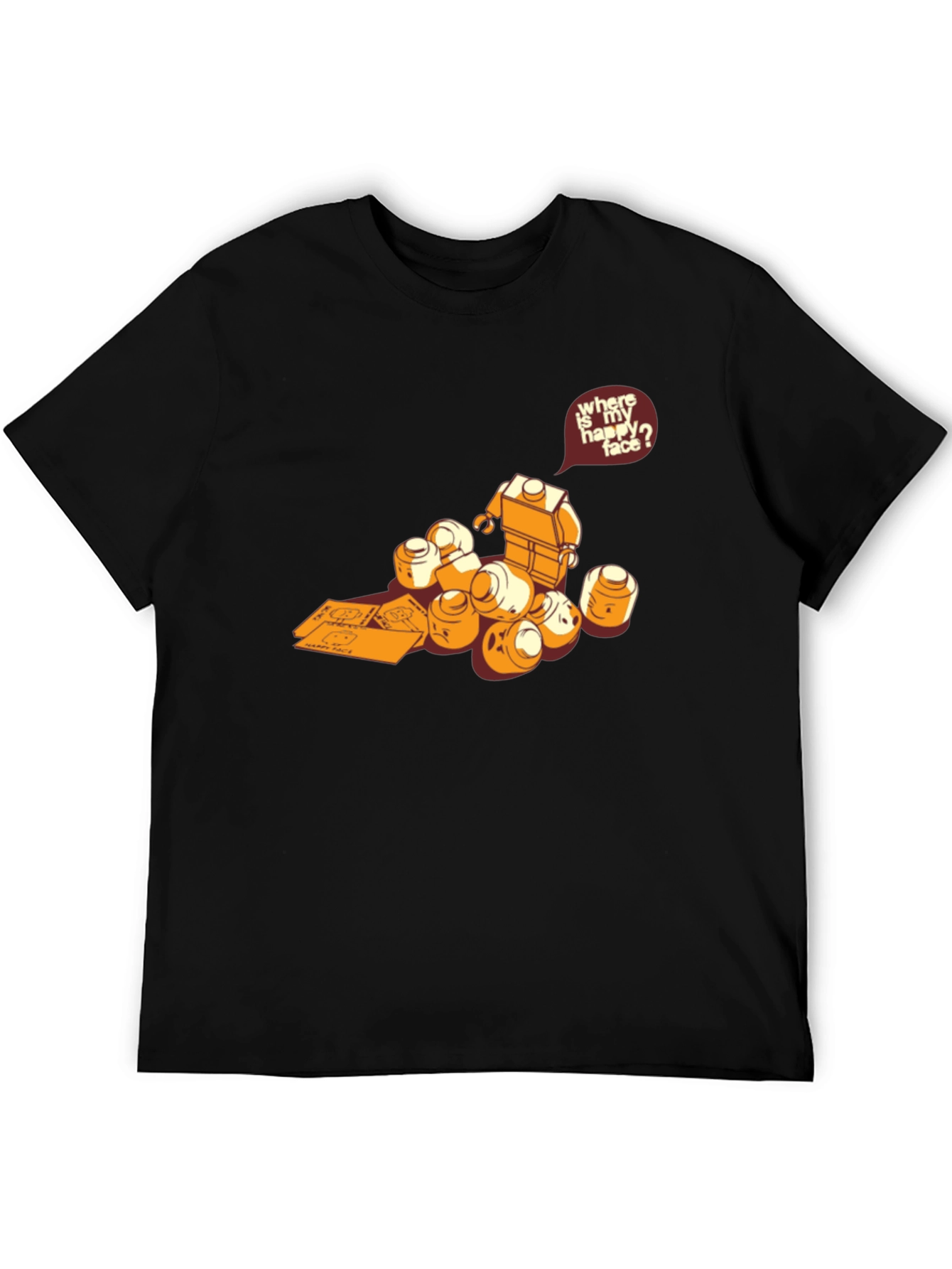 Lego Head Hunt T-Shirt - Find Your Happy Face