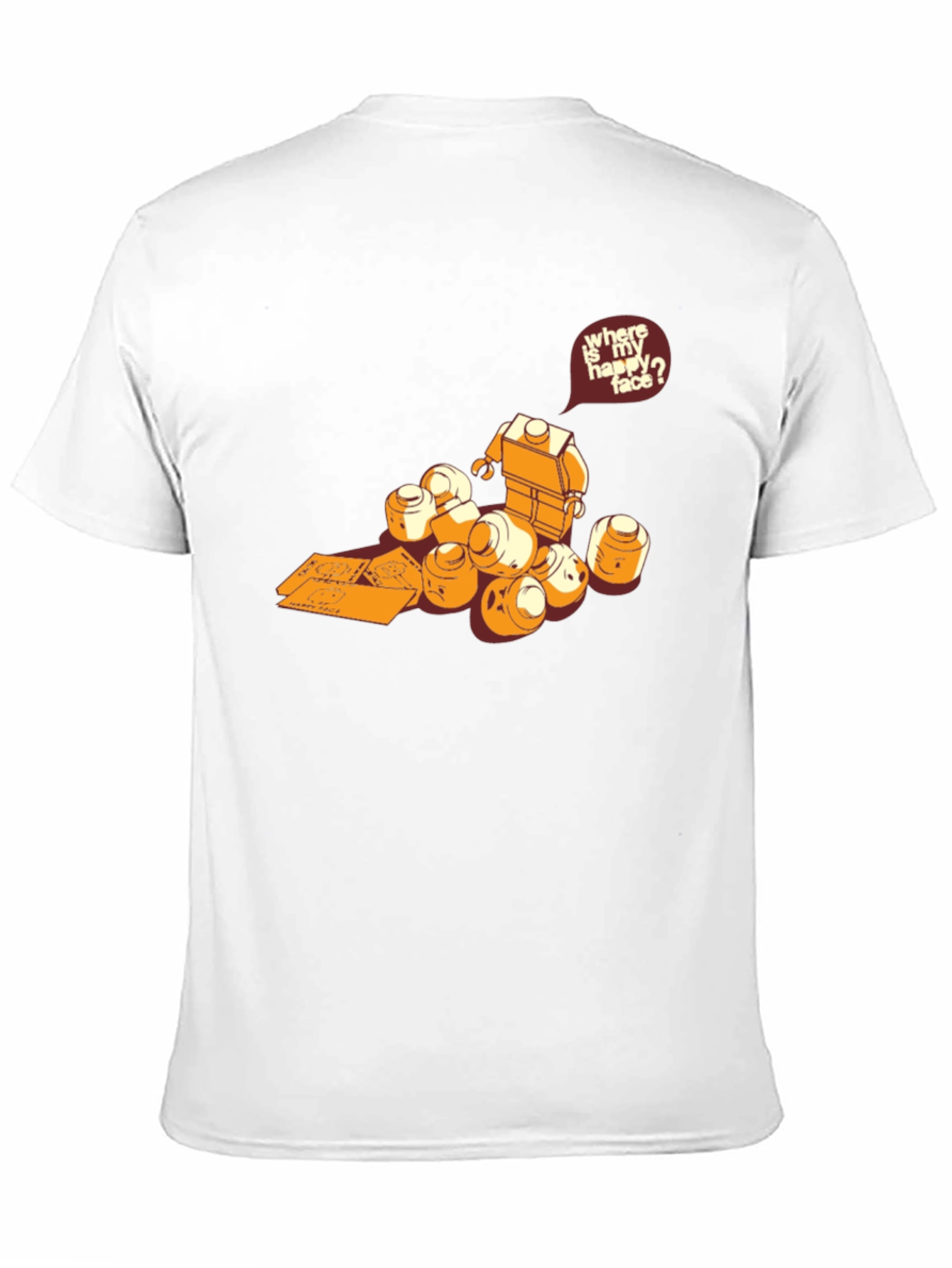 Lego Head Hunt T-Shirt - Find Your Happy Face