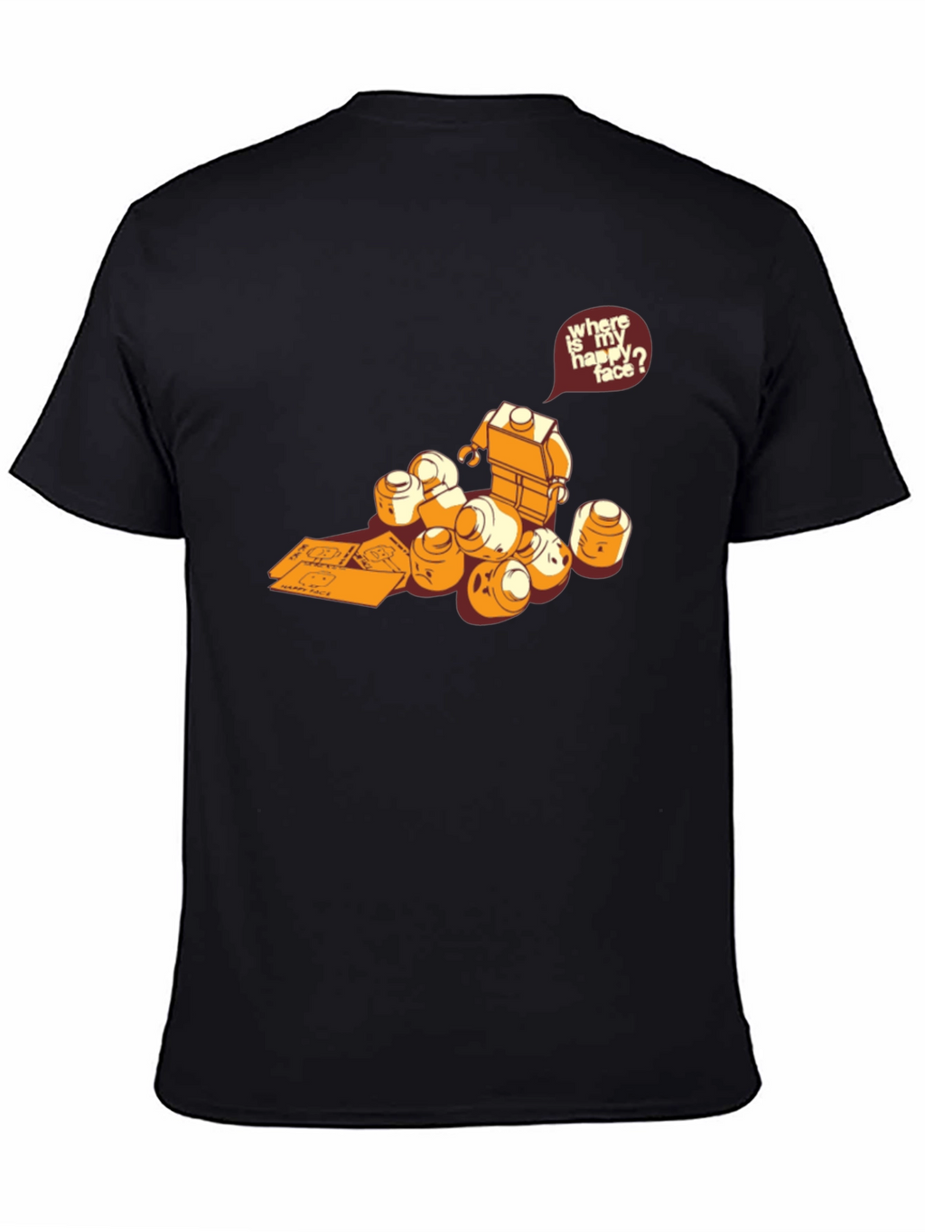 Lego Head Hunt T-Shirt - Find Your Happy Face