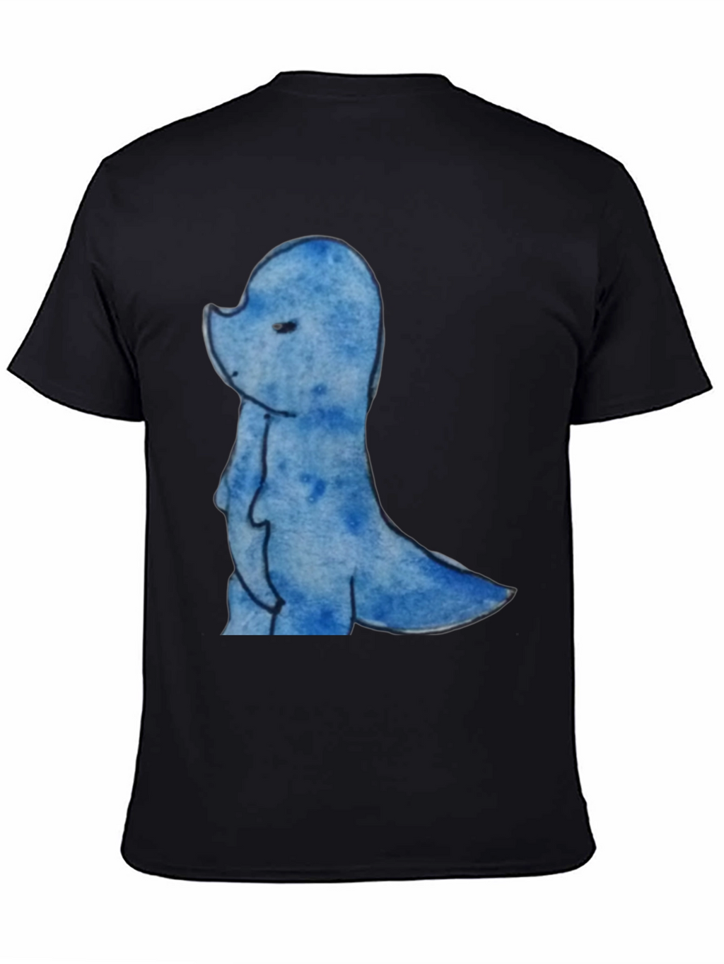 Blue Dino Graphic Tee - Casual Comfort