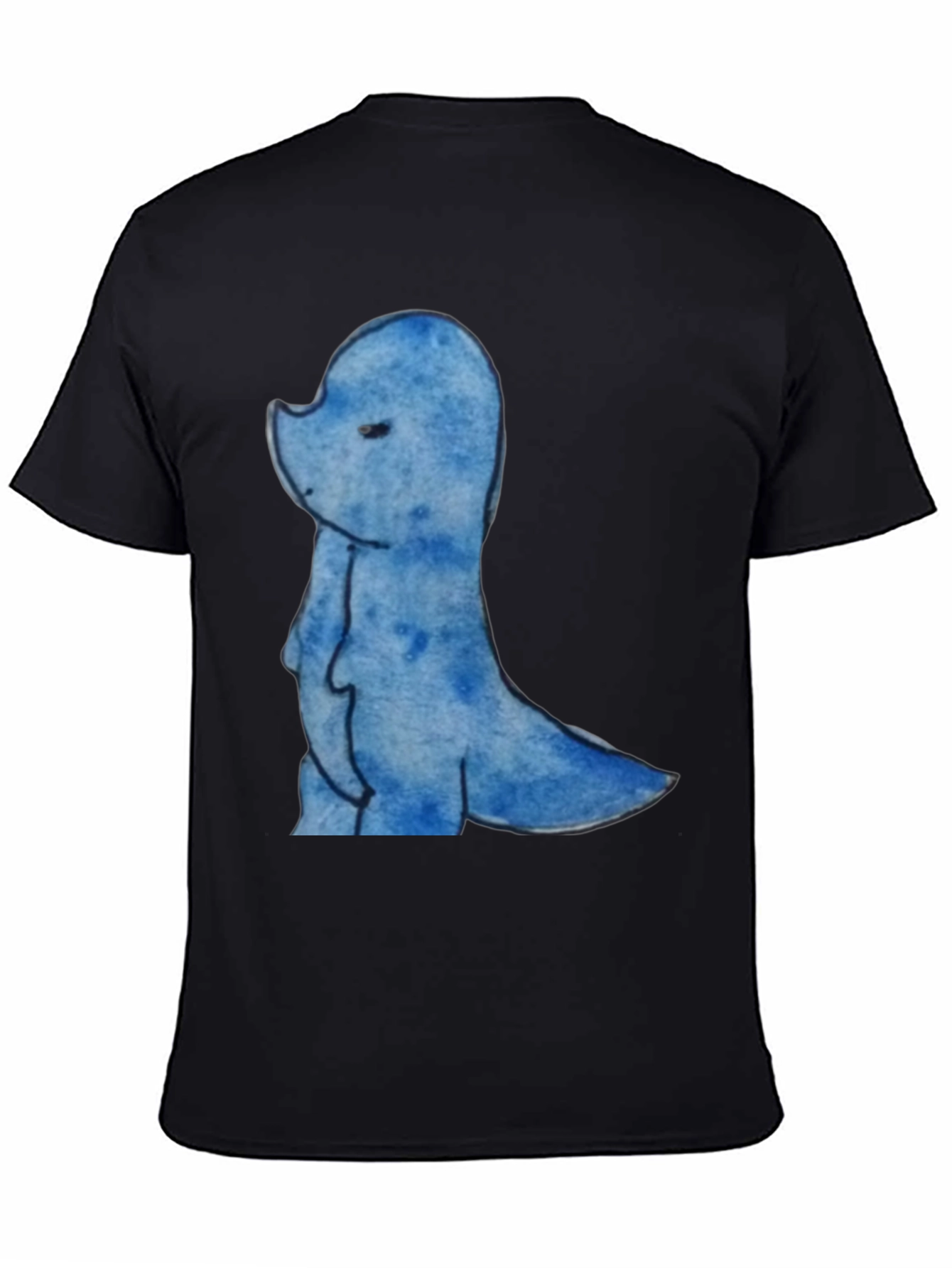 Blue Dino Graphic Tee - Casual Comfort