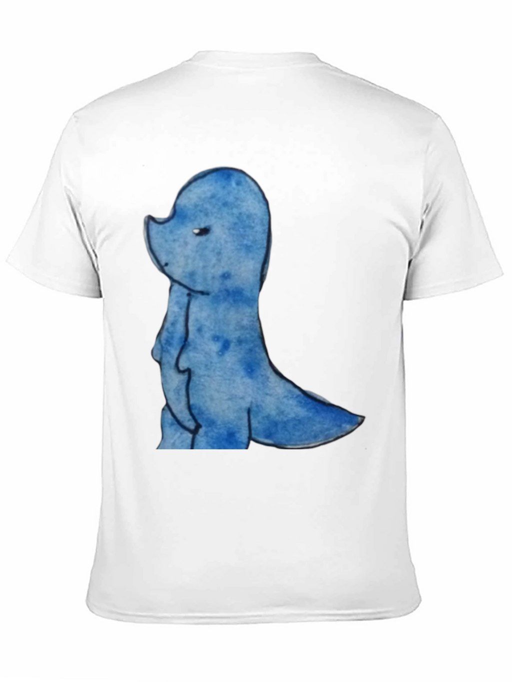 Blue Dino Graphic Tee - Casual Comfort