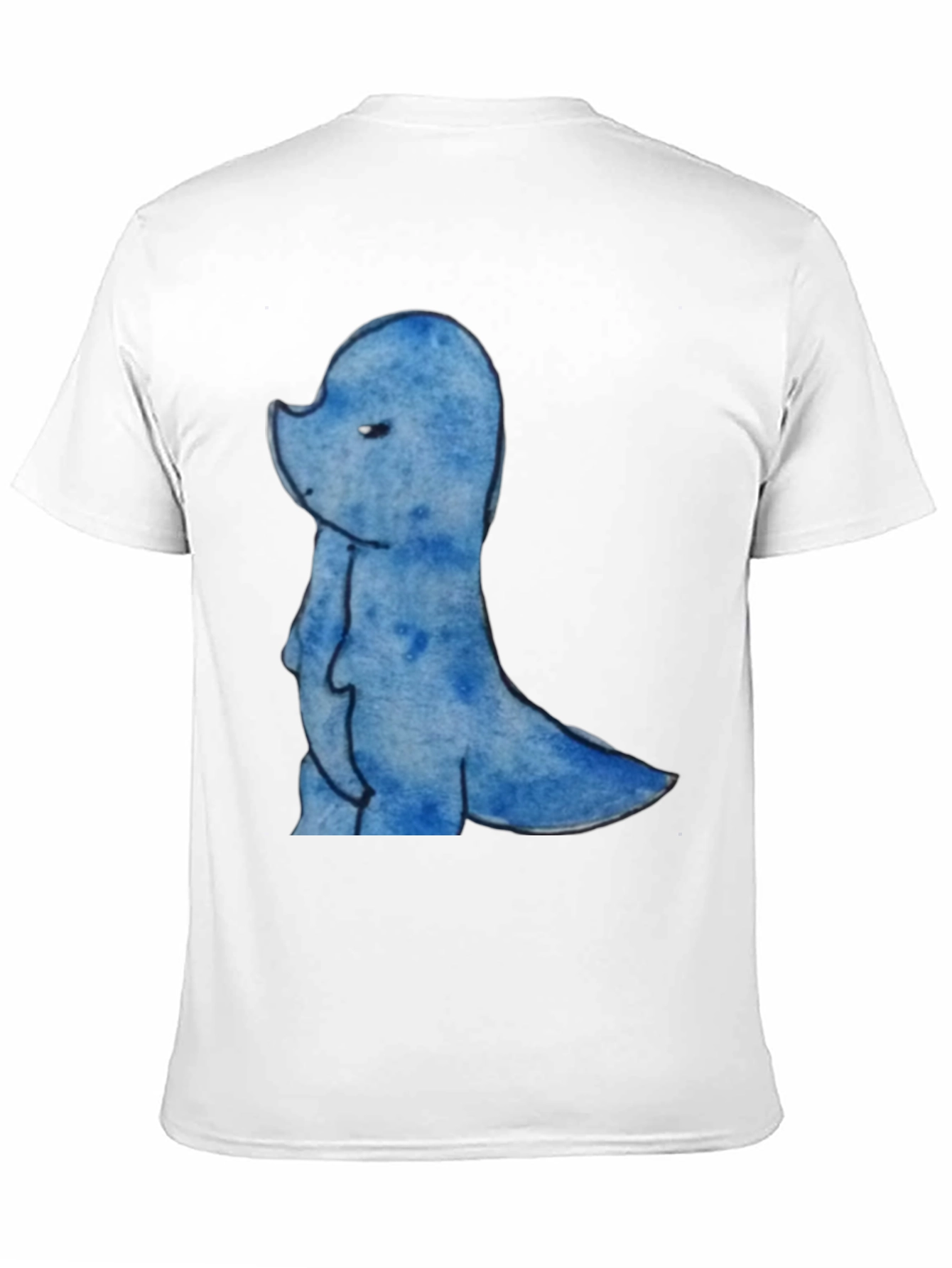 Blue Dino Graphic Tee - Casual Comfort
