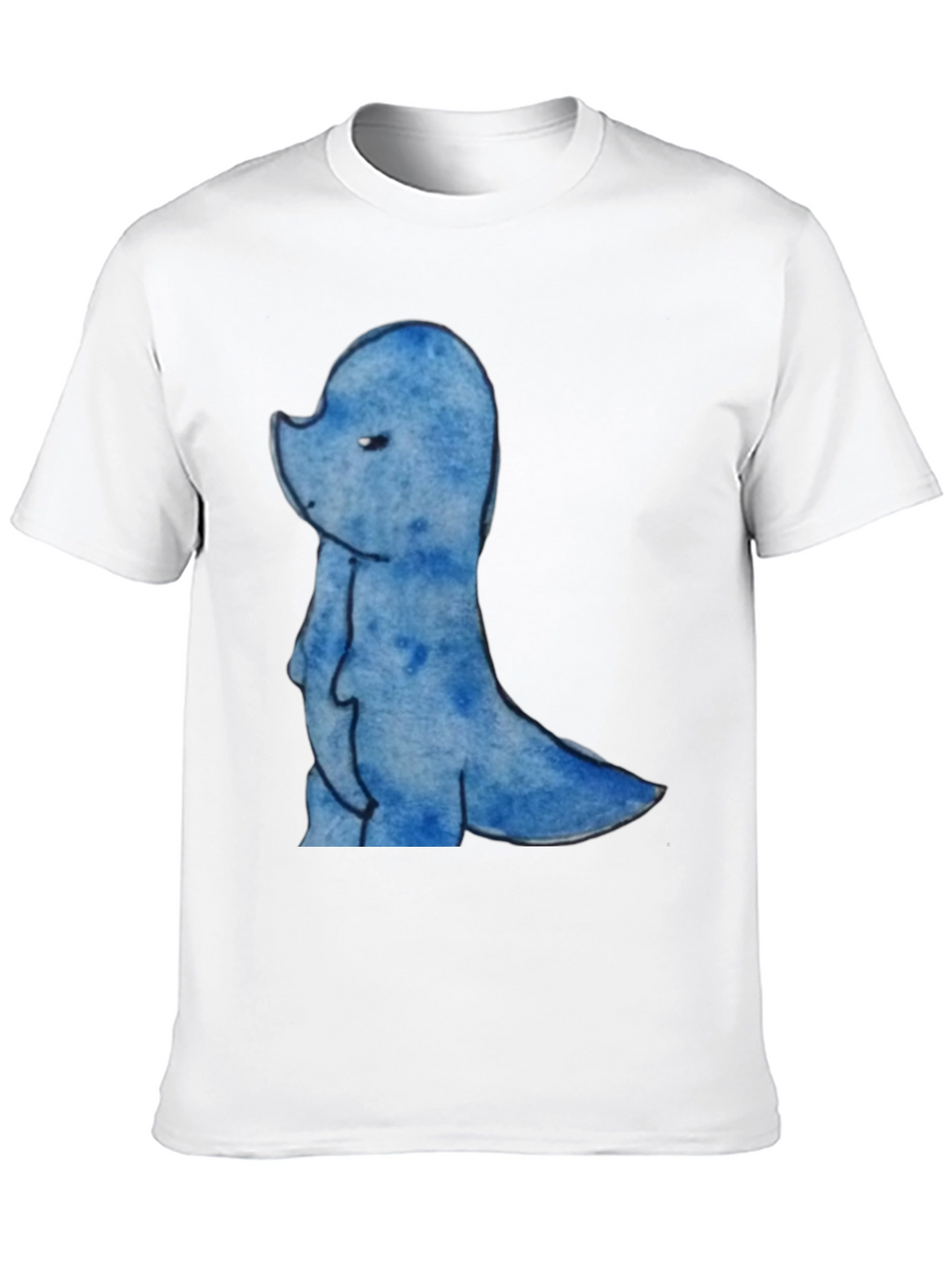 Blue Dino Graphic Tee - Casual Comfort