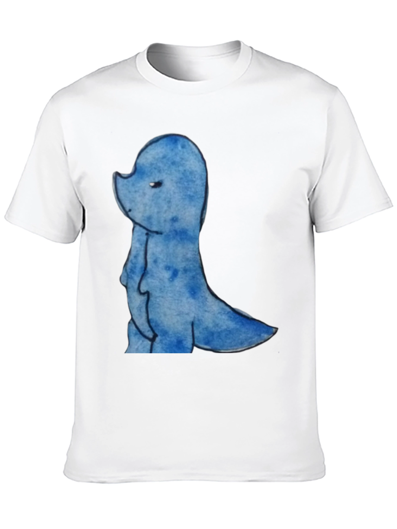 Blue Dino Graphic Tee - Casual Comfort