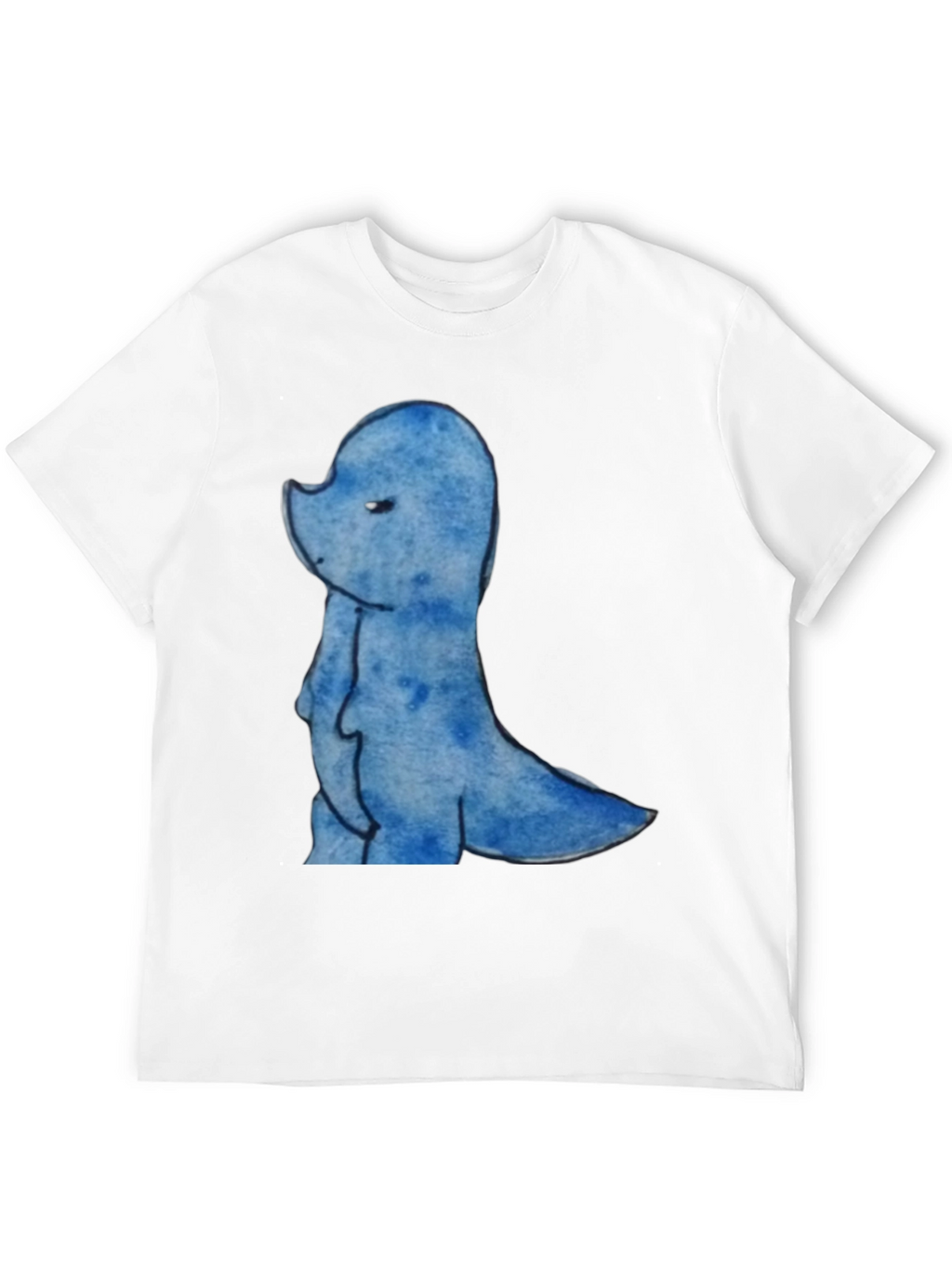 Blue Dino Graphic Tee - Casual Comfort