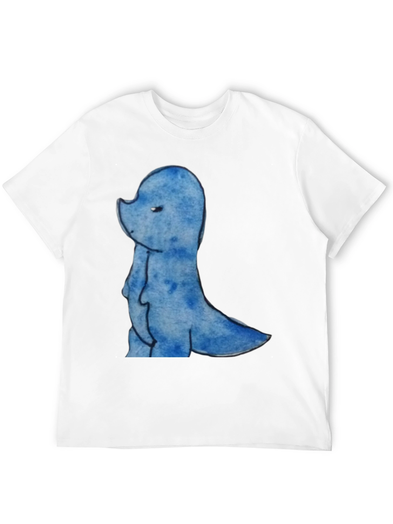 Blue Dino Graphic Tee - Casual Comfort