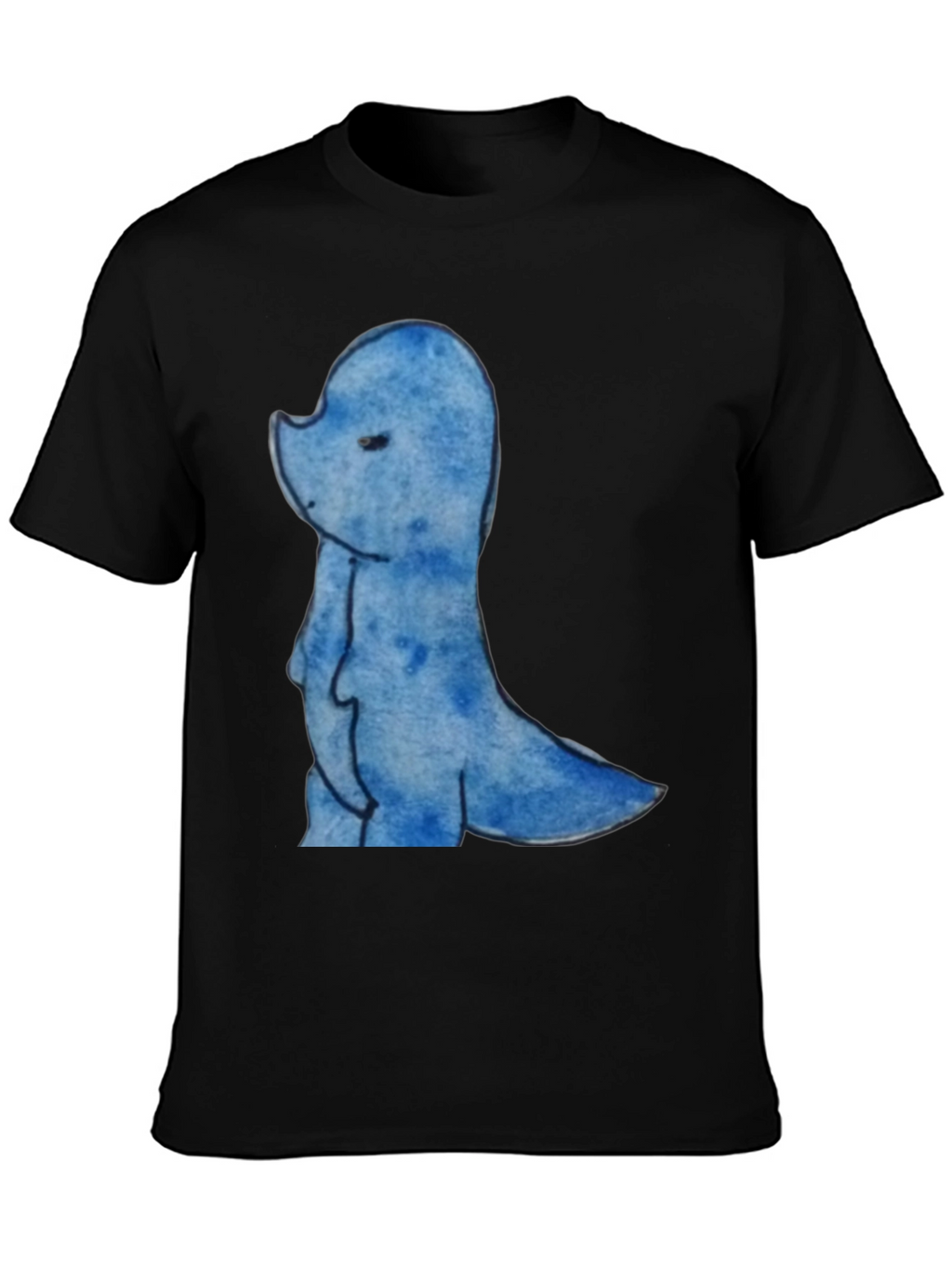 Blue Dino Graphic Tee - Casual Comfort