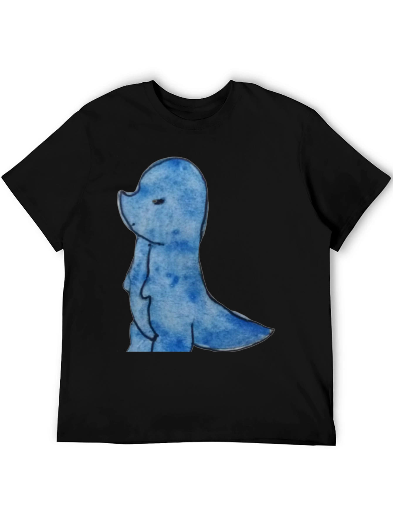 Blue Dino Graphic Tee - Casual Comfort