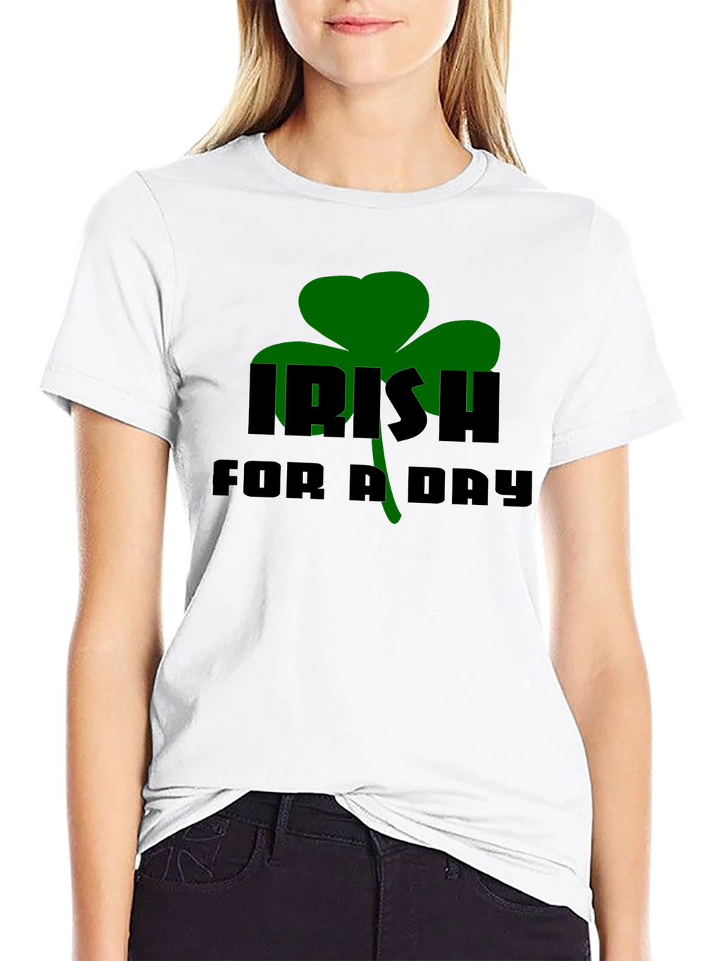 Irish For A Day Black T-Shirt