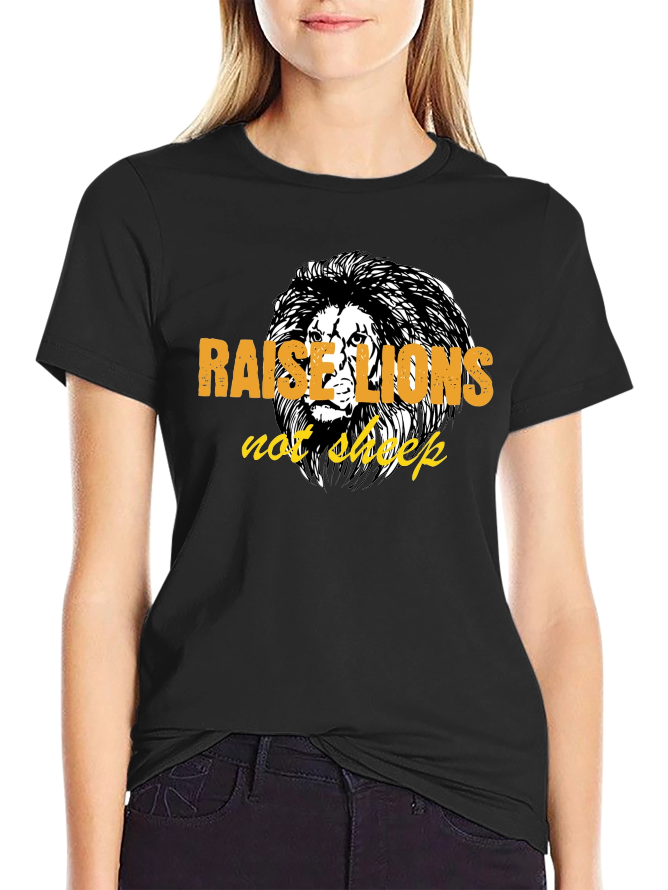 Raise Lions T-Shirt - Bold Graphic Tee
