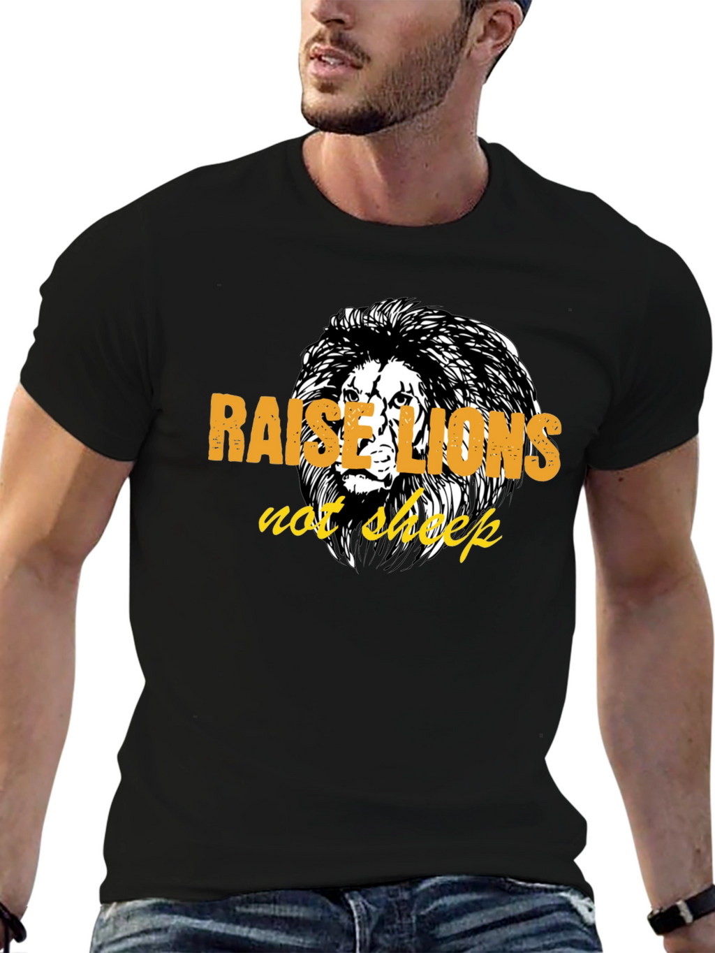 Raise Lions T-Shirt - Bold Graphic Tee