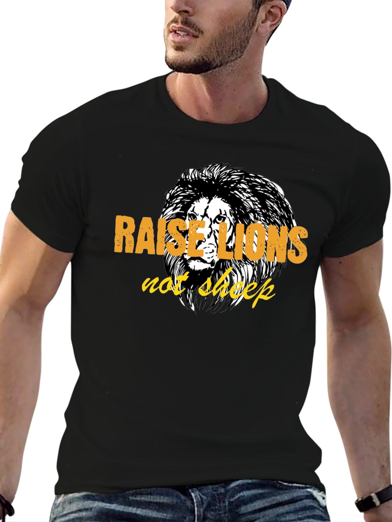 Raise Lions T-Shirt - Bold Graphic Tee