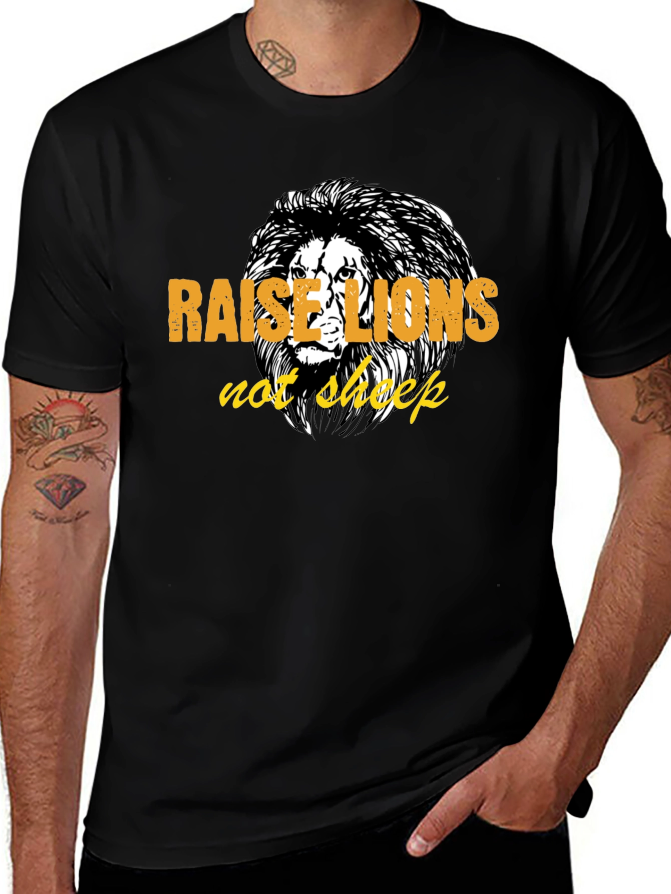 Raise Lions T-Shirt - Bold Graphic Tee