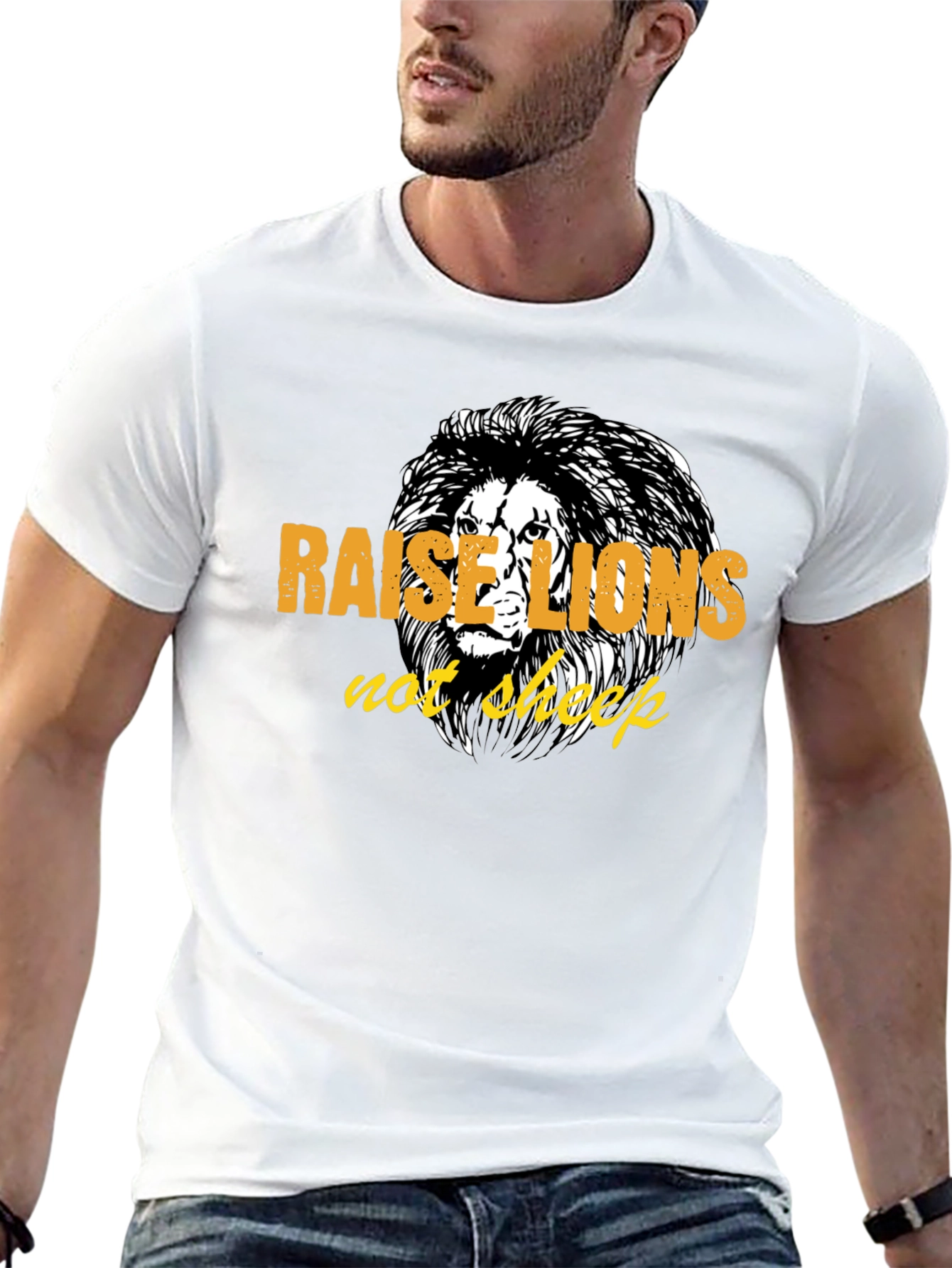 Raise Lions T-Shirt - Bold Graphic Tee