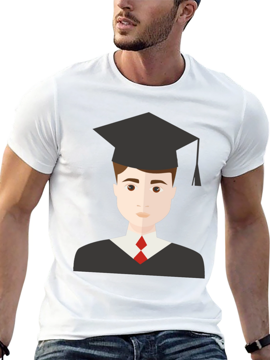 Graduation Graphic Tee - Black T-Shirt