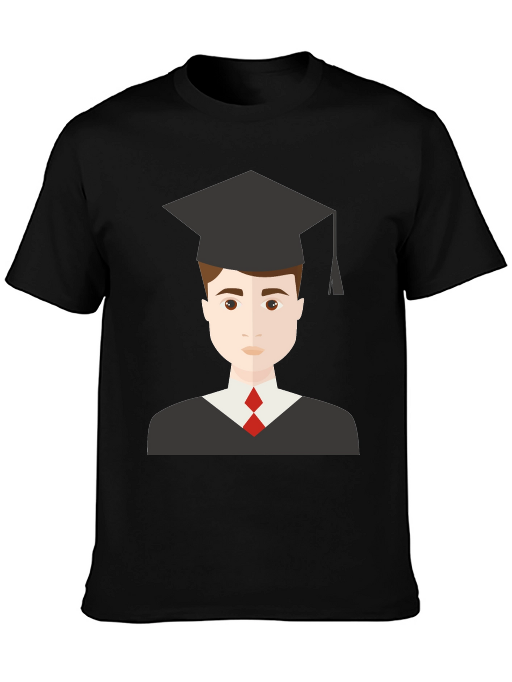 Graduation Graphic Tee - Black T-Shirt