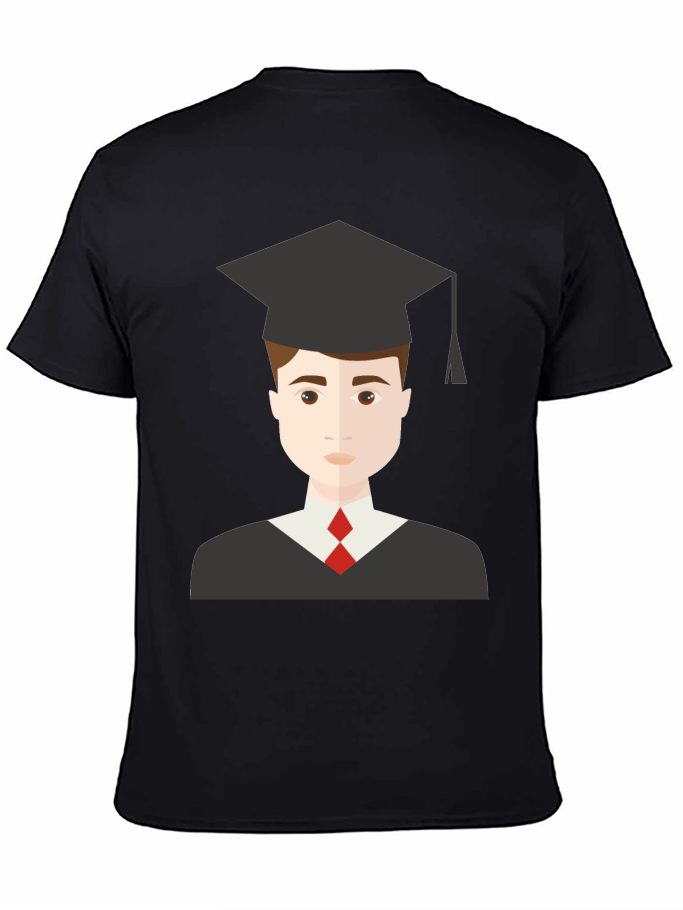 Graduation Graphic Tee - Black T-Shirt
