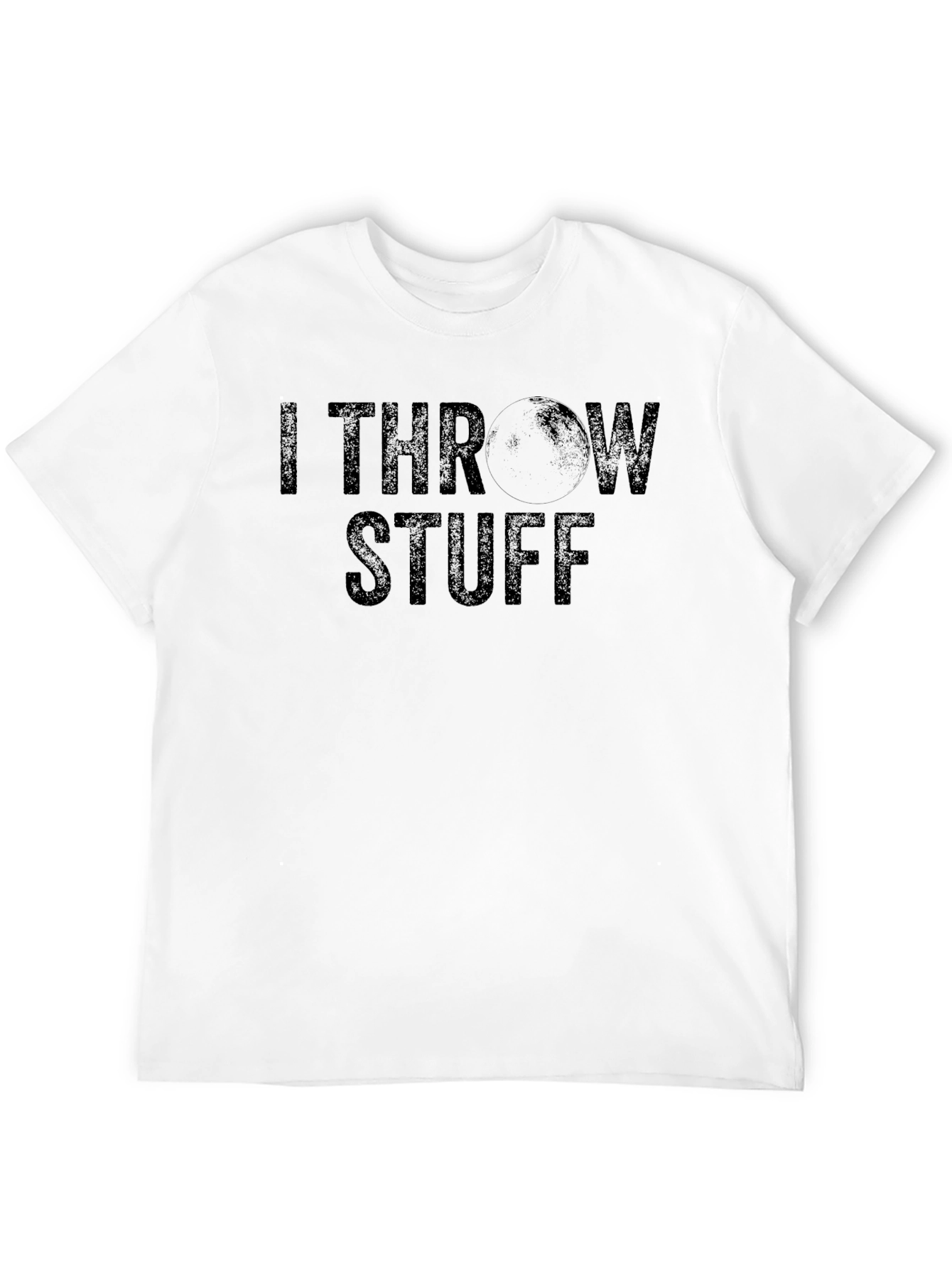 I Throw Stuff Graphic Tee - Novelty Shirt