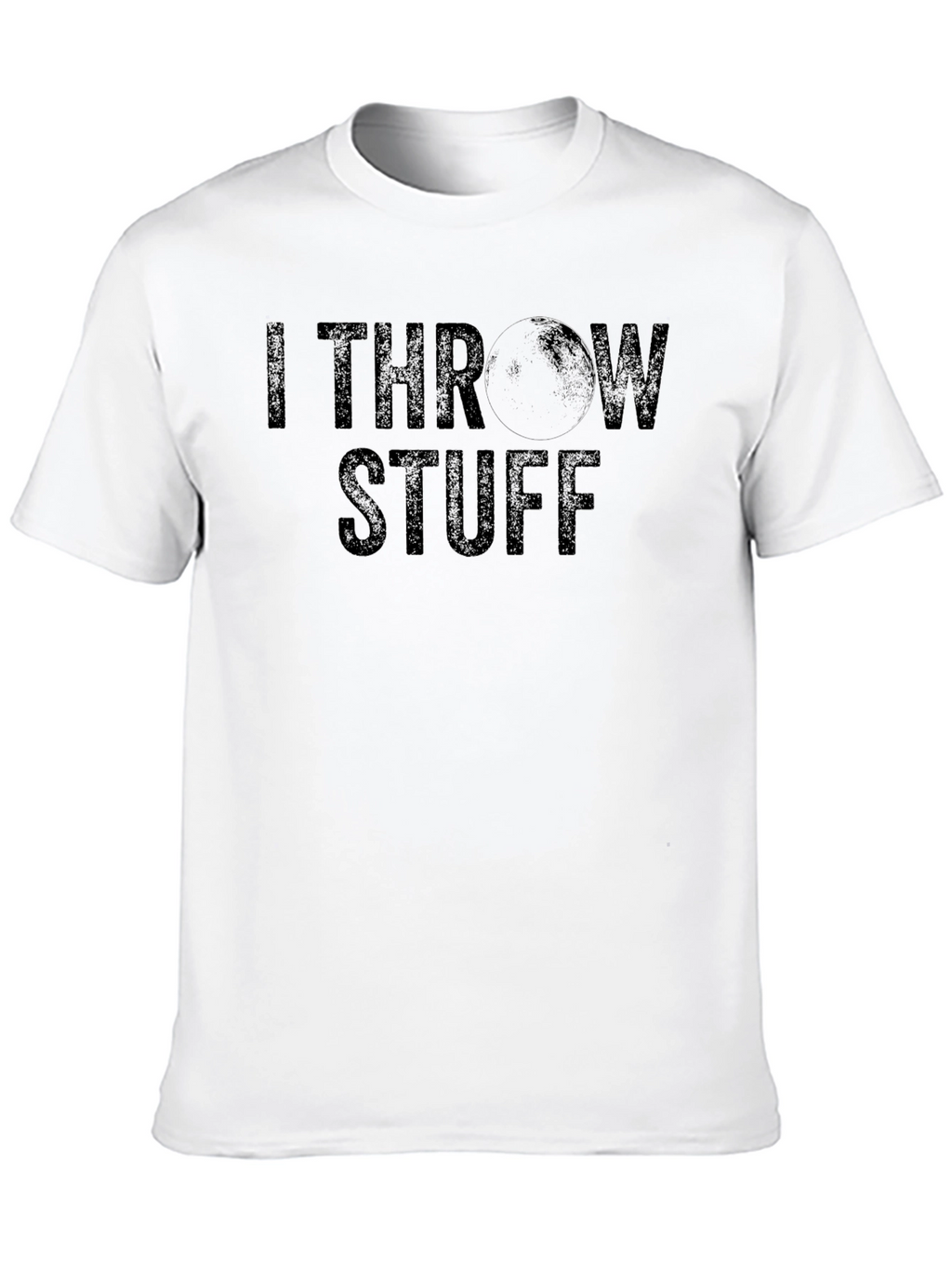 I Throw Stuff Graphic Tee - Novelty Shirt