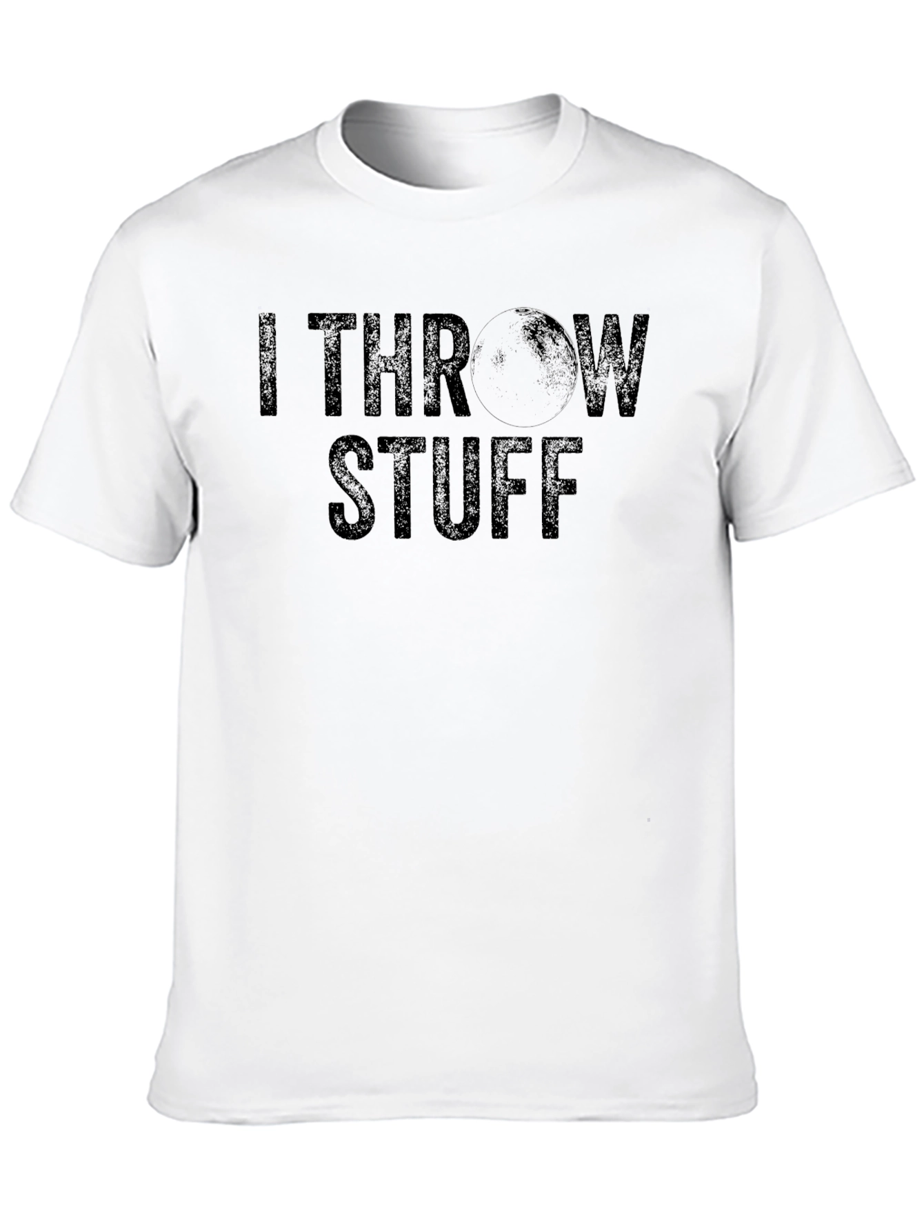 I Throw Stuff Graphic Tee - Novelty Shirt