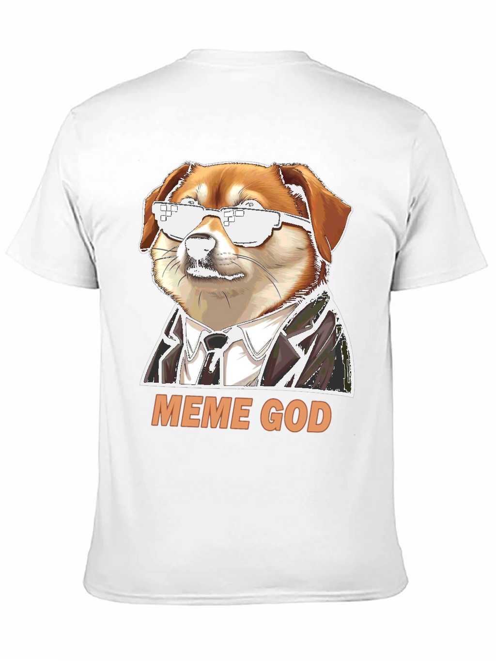 Meme God Doge T-Shirt - Funny Novelty Tee